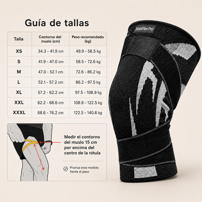 StabiFlex Pro – Rodillera deportiva de protección y estabilidad